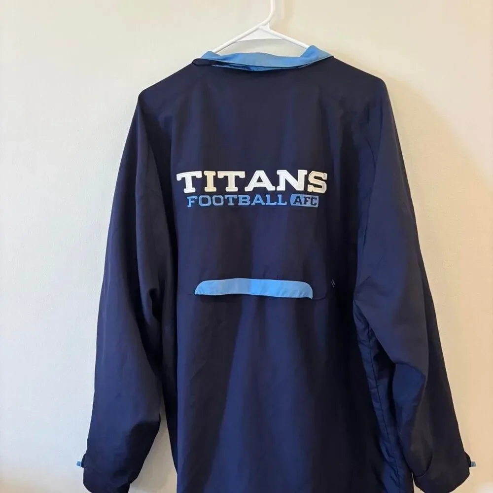 Nfl Men's Navy and Blue Jacket